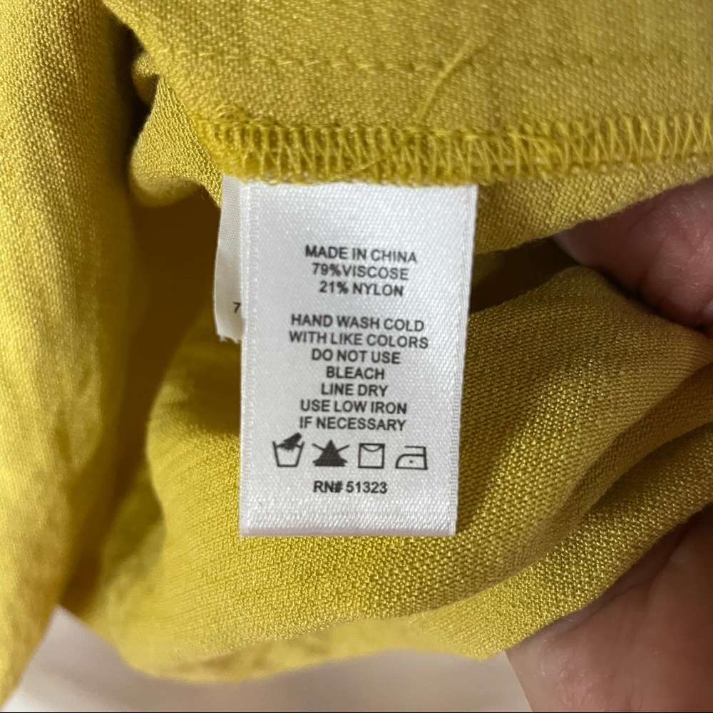 Cece Turmeric Double Flutter Sleeve Shift Dress S… - image 4